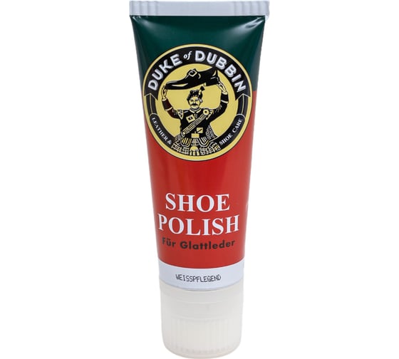 Крем для ухода за гладкой кожей Duke of Dubbin Duke Shoe Polish белый, 75 мл 3963 025