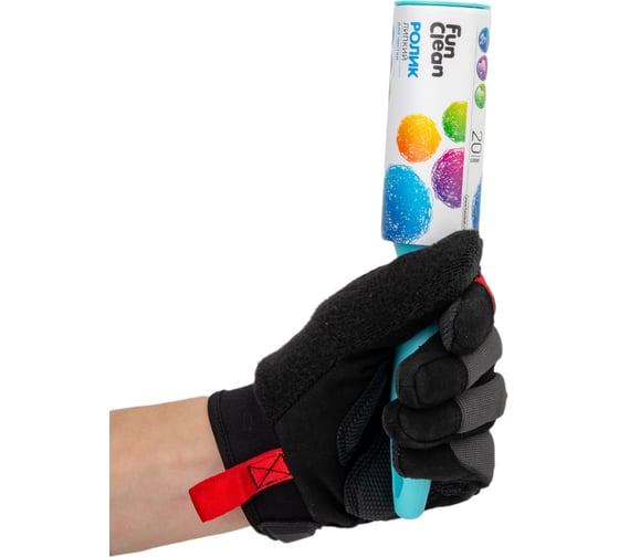Набор Fun Clean липкий ролик для одежды, 20 слоев, ролик, 2 запасных блока 7880