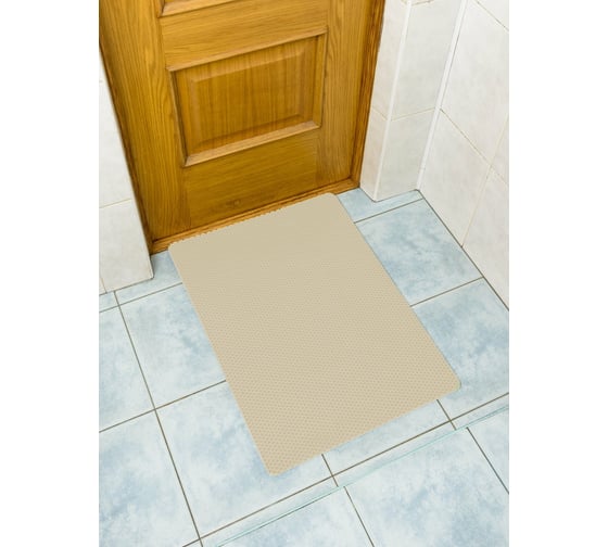 Придверный коврик Vicecar 50x67 см, бежевый EZ036_бежевый
