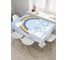 Прямоугольная cкатерть из сатена JOYARTY Радуга в облаках tc_31955_120x145 1