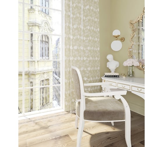 Тюль LEGRAND Лея 300х280 см, молочный 58086284