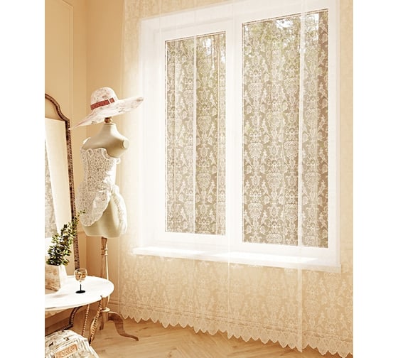 Тюль LEGRAND Лючия 500х280 см, молочный 58087200