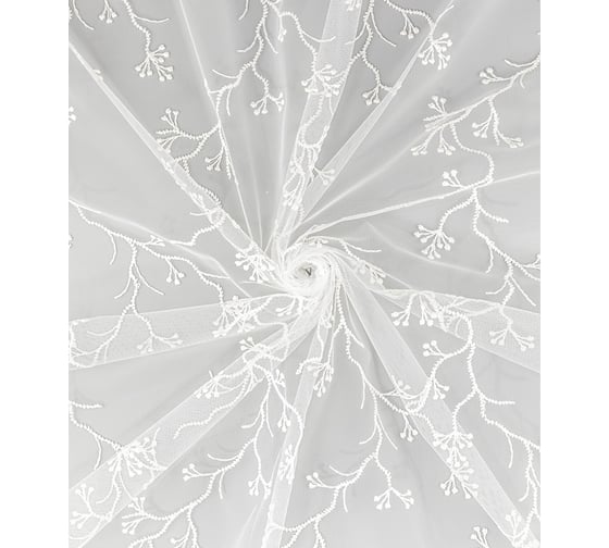 Тюль LEGRAND Сакура 500х280 см, молочный 58086291