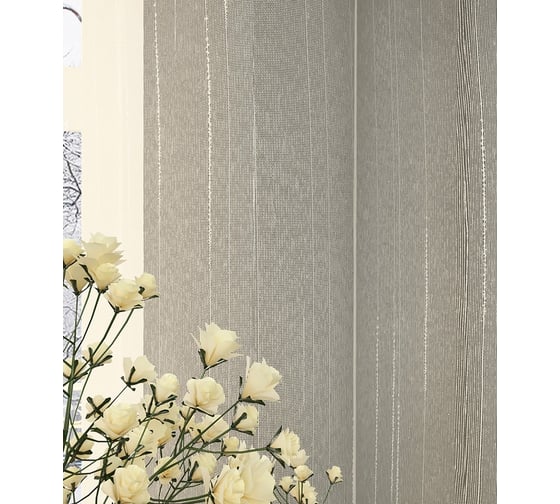 Тюль LEGRAND Мирей 500х280 см, с утяжелителем, белый 58086293