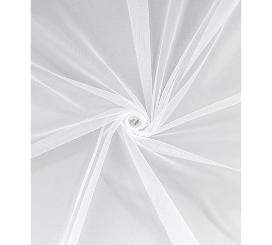 Тюль LEGRAND Шанти 500х280 см, с утяжелителем, белый 58086301