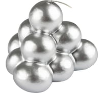 Свеча Волшебная страна Пирамида серебряная, лак 104547