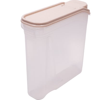 Емкость Phibo для сыпучих продуктов 2,0л Бежевый флэк 431221935