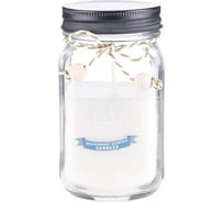 Свеча TODI в баночке со стеклянной крышкой, размер 7х13см, аромат ваниль 806202363192