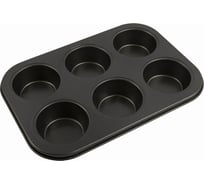 Металлическая форма для кексов, маффинов, капкейков S-Chief 265x188 см серый 609847