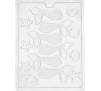 Форма для шоколада S-Chief Хвост русалки №05 пластик 1 шт 635710