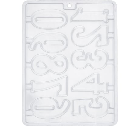 Форма для шоколада S-Chief Цифры №06 пластик 1 шт 635711