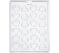 Форма для шоколада S-Chief Сердце №07 пластик 1 шт 637874