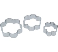 Вырубка для теста S-Chief №03 цветок, металл 415382