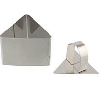 Форма для салатов, гарнира и десерта S-Chief №3 треугольник 75x68 мм 1 шт 452268