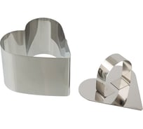 Форма для салатов, гарнира и десерта S-Chief №4 сердце 75x68 мм 1 шт 452270