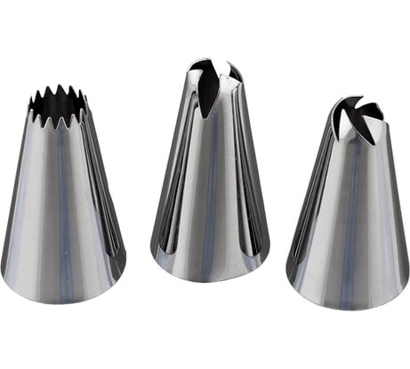 Набор кондитерских насадок S-Chief № 3, металл 452305