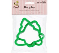 Набор вырубок для теста S-Chief №02 елка пластик 2 шт, колокольчик 635527