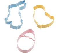 Набор вырубок для теста S-Chief Пасха металл 635539