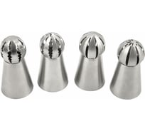 Набор кондитерских насадок S-Chief металл 6 см 4 шт 635509