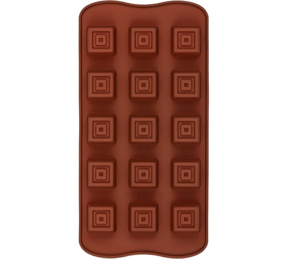 Силиконовая форма для конфет S-Chief 21x10x18 см кубики - 15 ячеек 553594