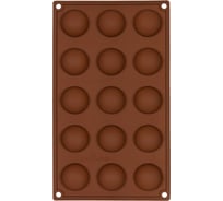 Силиконовая форма для конфет S-Chief 295x174x2 см футбольные мячи - 15 ячеек 574182