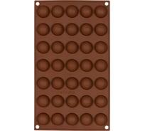 Силиконовая форма для конфет S-Chief 297x173x15 см круглые - 35 ячеек 574183