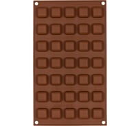 Силиконовая форма для конфет S-Chief 297x175x1 см квадратные - 35 ячеек 574184