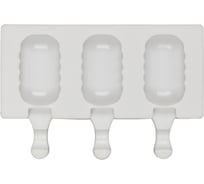 Силиконовая форма для мороженого S-Chief 194x13x24 см волны - 3 ячейки 554388