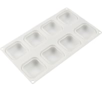 Силиконовая форма для пирожных S-Chief 30x174x3 см кубики - 8 ячеек 554386