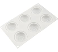 Силиконовая форма для пирожных S-Chief 30x175x4 см полусферы - 6 ячеек 554380
