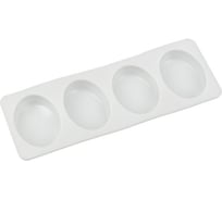 Силиконовая форма для пирожных S-Chief 255x9 x 23 см овальные - 4 ячейки 562484