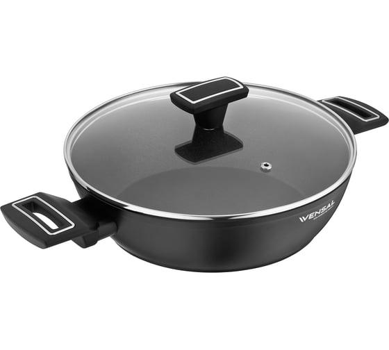 Сотейник с крышкой VENSAL Velours noir 26 см VS1004 1