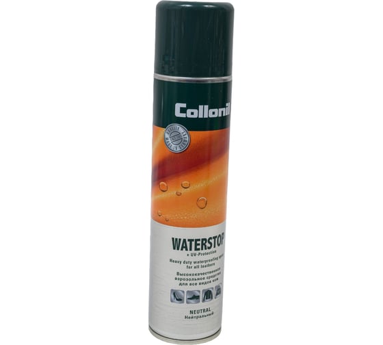Водоотталкивающий спрей на основе фтора Collonil Waterstop Spray бесцветный, 400 мл 1664 000