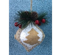 Украшение на елку Магия праздника Луковка - Елочка 12 см NY18/011