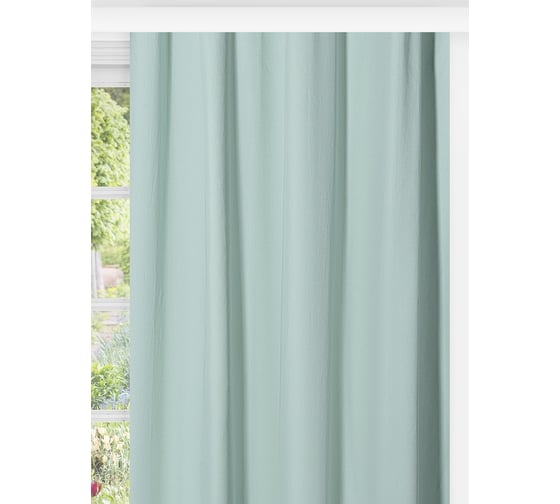 Комплект штор для кухни Altali Мята с подхватами 140x180 см, 2 шт 8-Z279/1