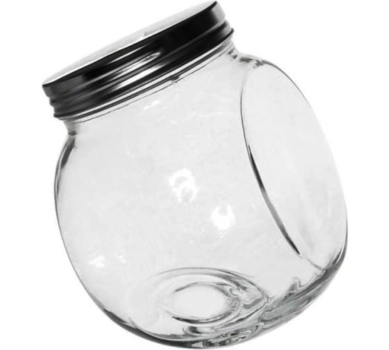 Банка для сыпучих продуктов EUROHOUSE 6.5x5х7.5 см, 94 мл, стекло 14562