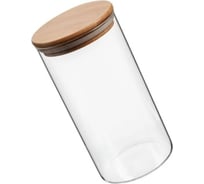 Банка для сыпучих продуктов EUROHOUSE 10.2x17.5 см, 900 мл, стекло 14566