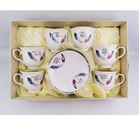 Чайный набор Bikson 6 чашек и 6 блюдец СП3257
