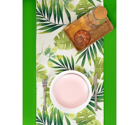 Кухонная дорожка-скатерть на стол Altali 40x140 см, коллекция Тропики P798-1849/1