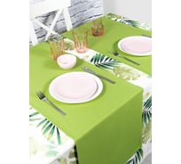 Комплект дорожки-скатерти на стол Altali, 40x140 см, 2 шт, с водоотталкивающей пропиткой, коллекция Флора 2-Z263/T
