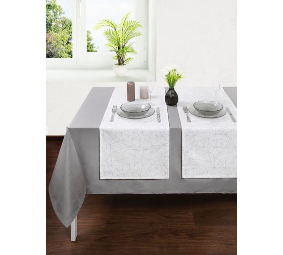 Кухонные дорожки-скатерти на стол Altali Оригами 40x140 см, 2 шт 2-3019/1