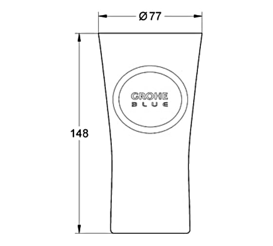 Набор стаканов для воды Blue (6 шт.) GROHE 40437000