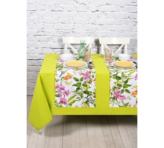 Кухонные дорожки-скатерти Altali Колибри 40x140 см, комплект 2 шт, коллекция Колибри 2-1834/1