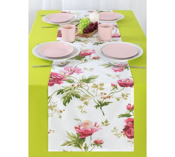 Кухонные дорожки-скатерти на стол Altali 40x140 см, комплект 2 шт, коллекция Джейн Эйр 2-2181/1