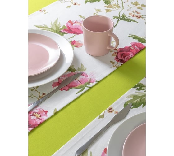 Кухонные дорожки-скатерти на стол Altali 40x140 см, комплект 2 шт, коллекция Джейн Эйр 2-2181/1
