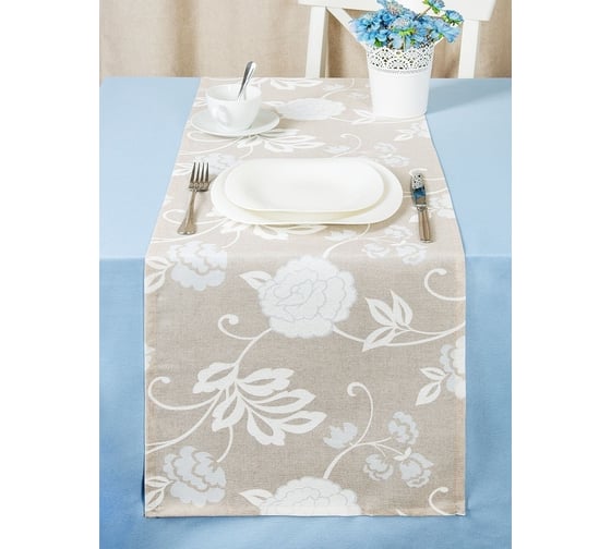 Кухонные дорожки-скатерти на стол Altali 40x140 см, комплект 2 шт, коллекция Бэлла 2-1809/1