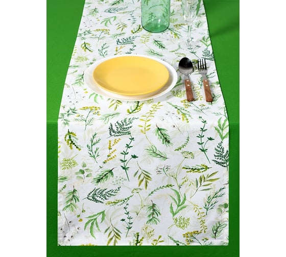 Кухонная дорожка-скатерть на стол Altali 40x140 см, коллекция Хвоя 798-3047/1