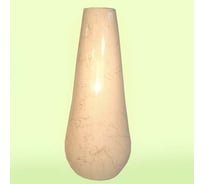 Ваза Сады Аурики 065 КАПЛЯ керамика, бежевая, средняя, h 51 см 051593