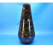 Ваза Сады Аурики 064 КАПЛЯ керамика, черная, малая, h 45 см 051592