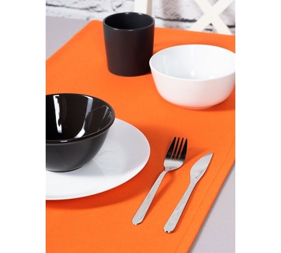 Кухонные дорожки-скатерти на стол Altali, 40x140 см, комплект 2 шт, с водоотталкивающей пропиткой, коллекция Оранж 2-Z222/T